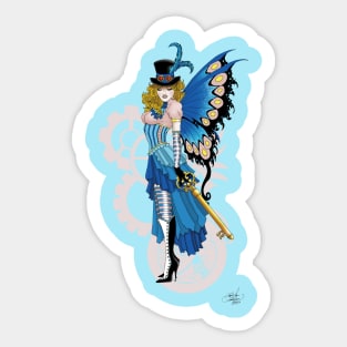 Lizzie Steampunk Fairy Sticker